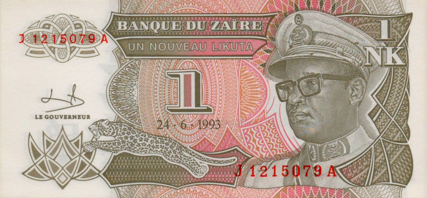 Zaire 1 1993 UNC P-47